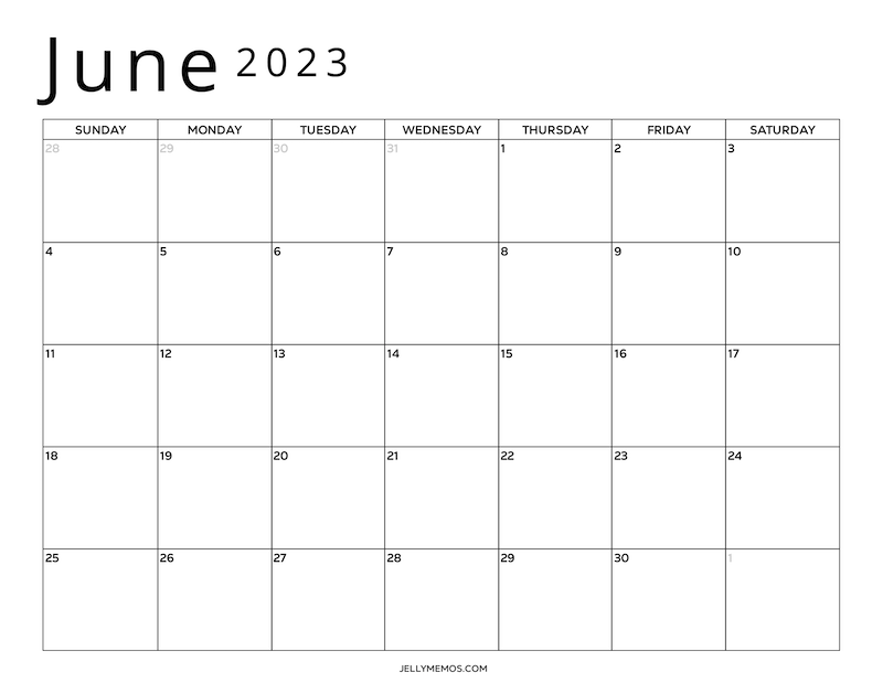 june 2023 calendar