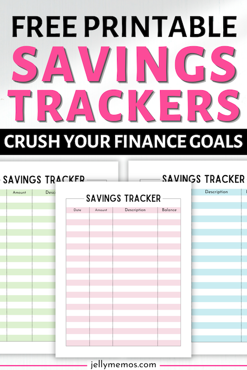 Free Printable Savings Tracker Featured Thumbnail