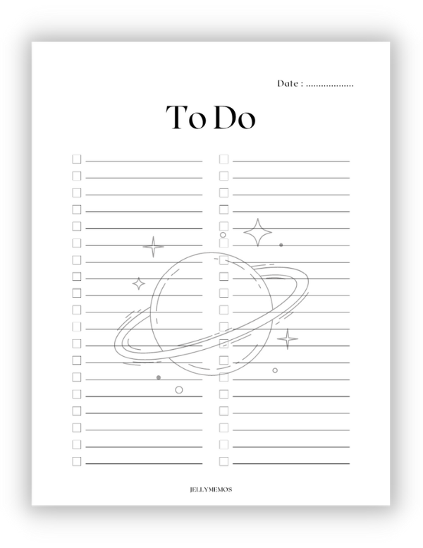 aesthetic to do list