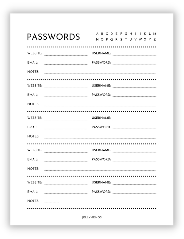 TAKE THE TRICKY AND MAKE IT STICKY - Classroom Password Templates