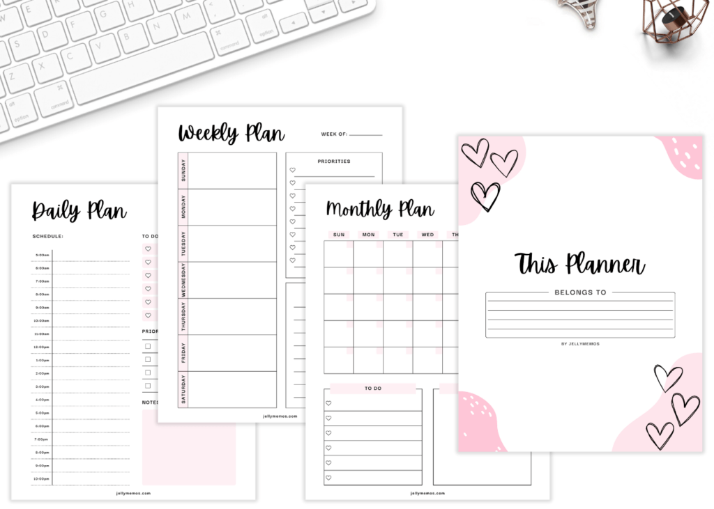 cute printable planner