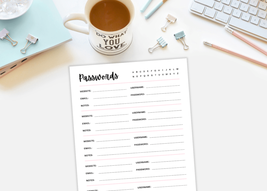 cute printable planner