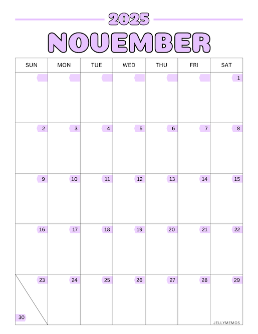 2025 colorful calendar printables