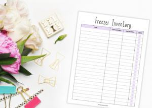 Freezer Inventory Printable Templates For A Clutter-Free Kitchen ...