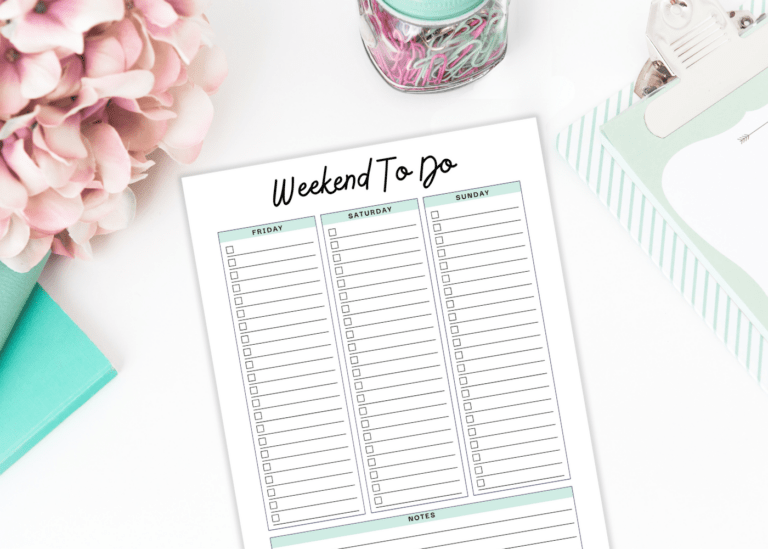 Weekend To Do List Printables To Make Every Weekend Count - JellyMemos