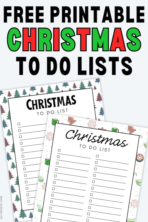 Christmas To Do List Printables – Festive Holiday Checklists