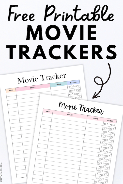 Printable Movie Tracker Templates