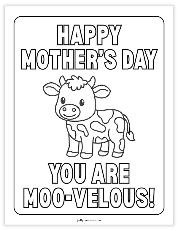 happy mother's day coloring pages