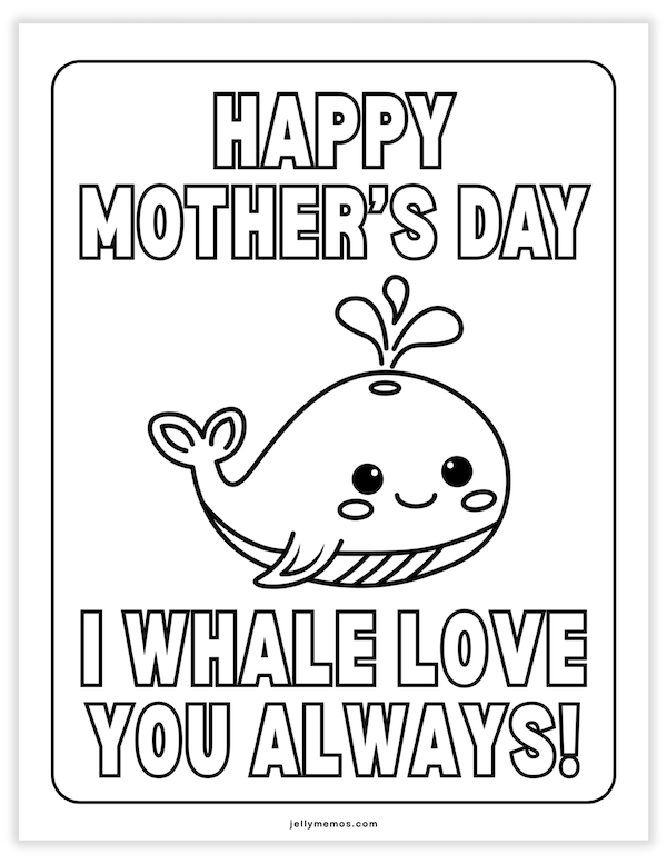 happy mother's day coloring pages