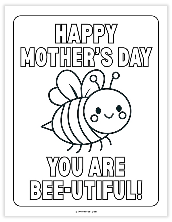 happy mother's day coloring pages