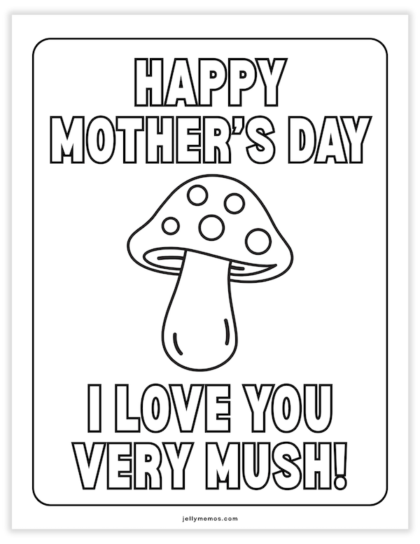 happy mother's day coloring pages