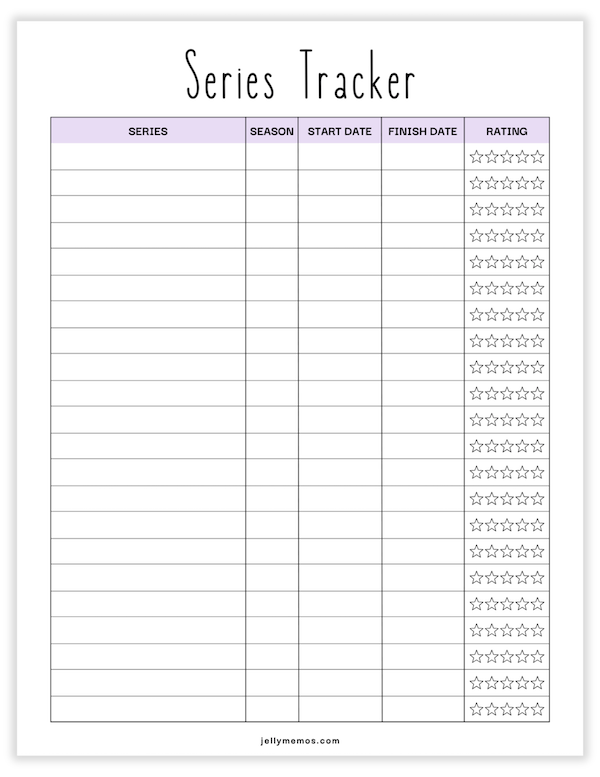 tv series tracker