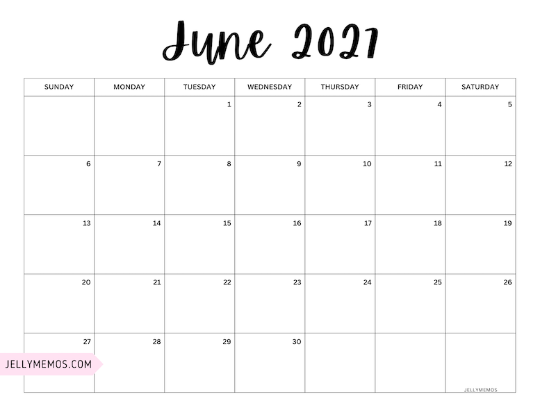 june 2027 pretty calendar printable